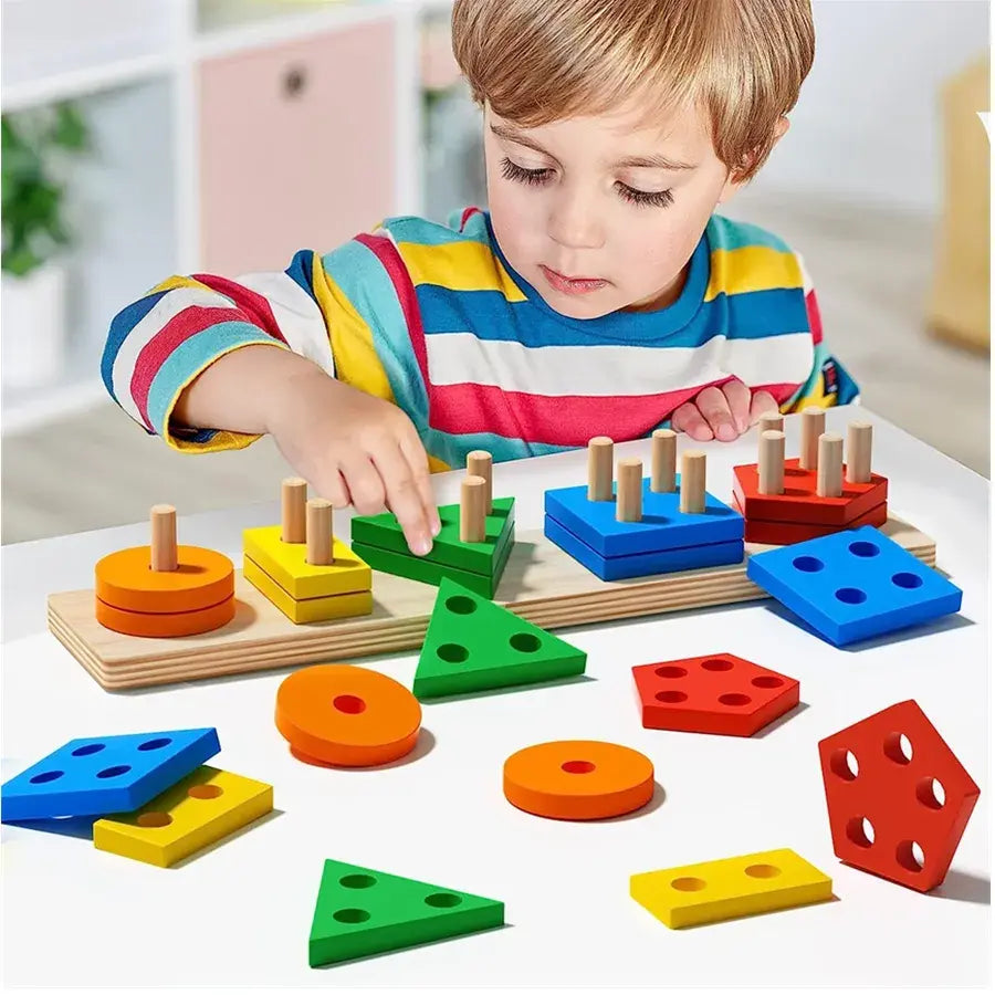 5 column shape sorter