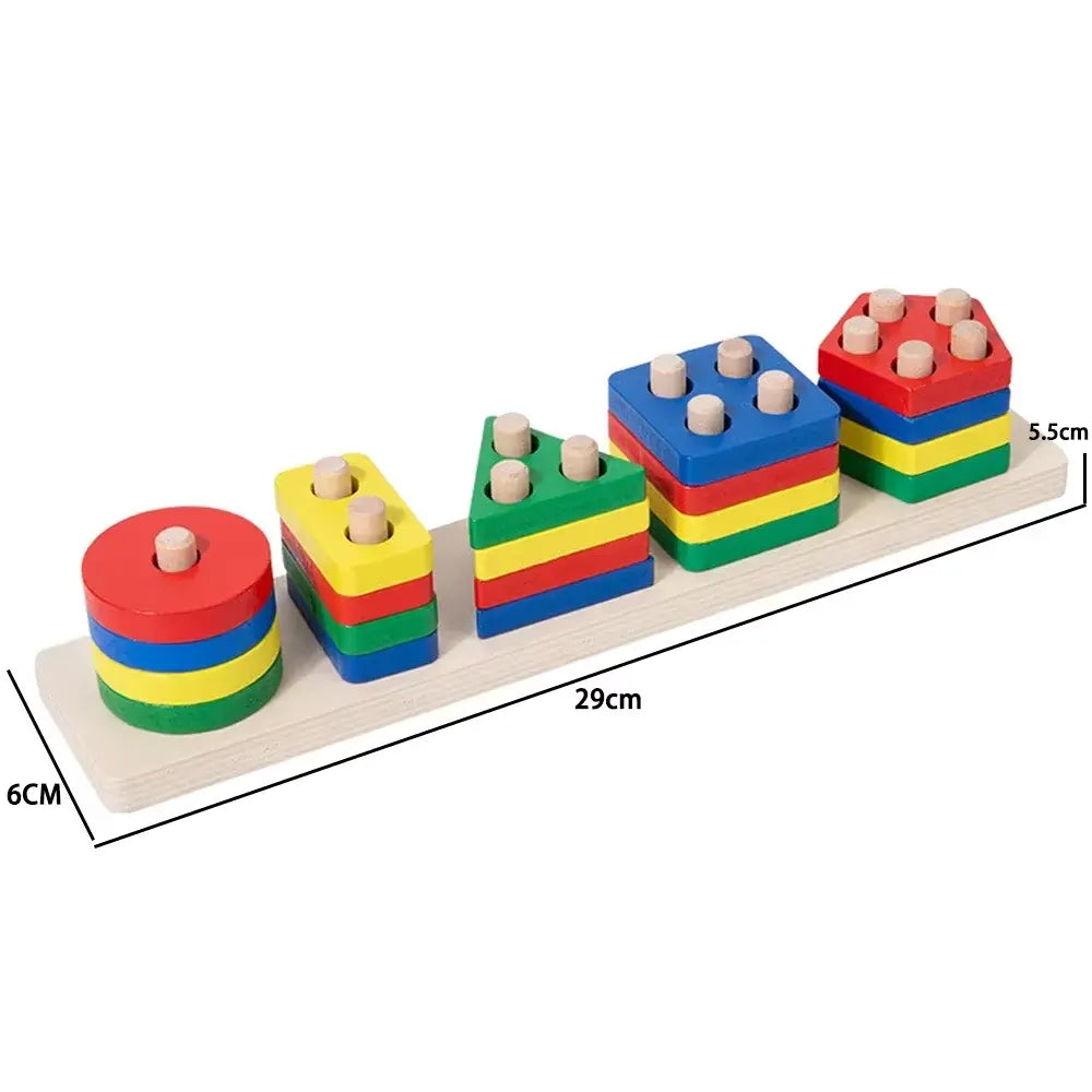 5 column shape sorter