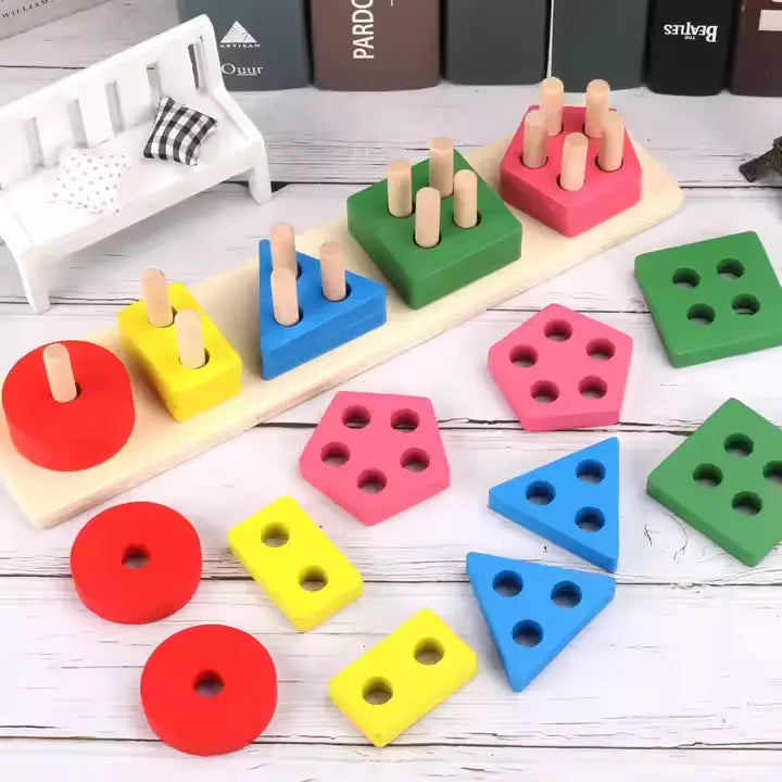 5 column shape sorter