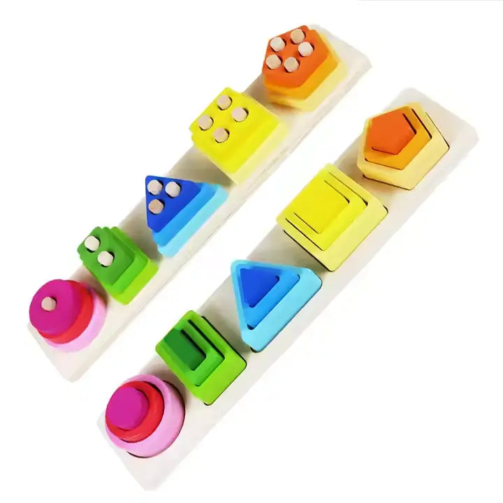5 column shape sorter- small to big