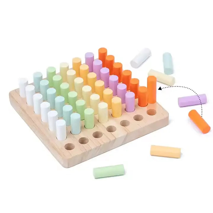 Cylindrical socket board game