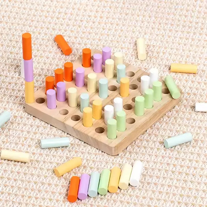 Cylindrical socket board game