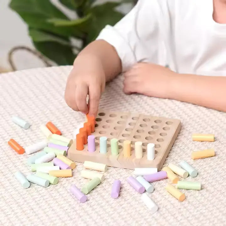 Cylindrical socket board game