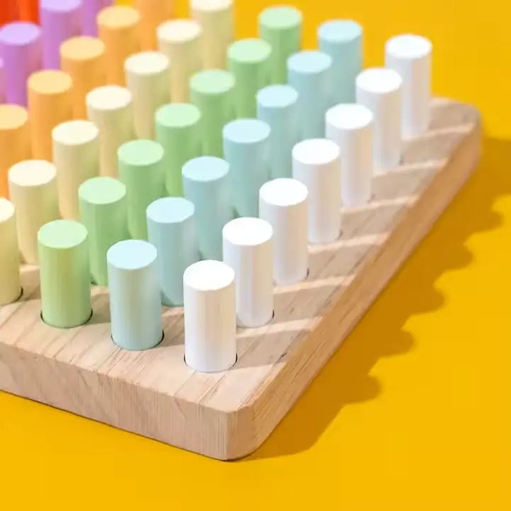 Cylindrical socket board game
