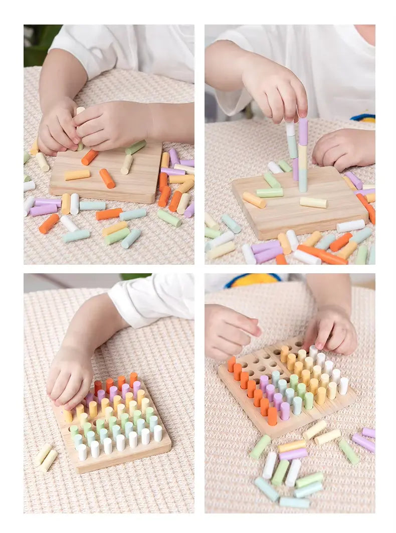 Cylindrical socket board game