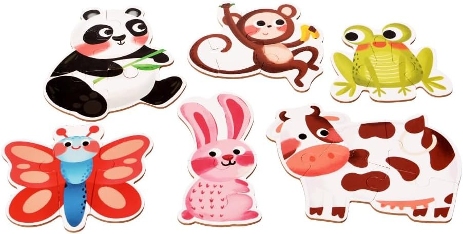 Intellect 6 in a box toy puzzle- animal theme