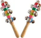 Jingle bells stick rattle- Random design