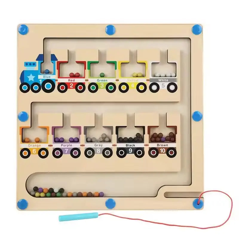 Wooden Location Maze – Find Your Way while you Navigate and learn with every turn
