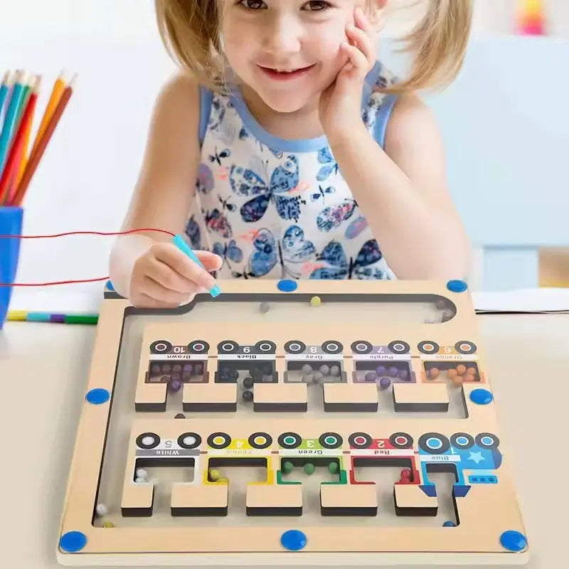 Wooden Location Maze – Find Your Way while you Navigate and learn with every turn