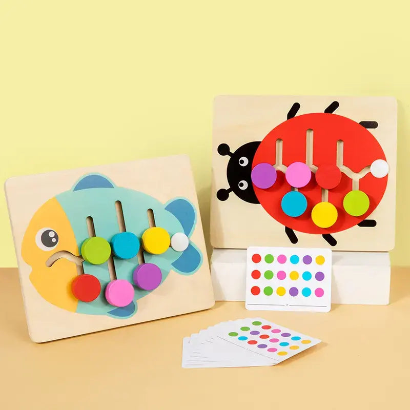 Look for color- beetle/fish
