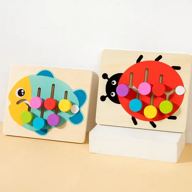 Look for color- beetle/fish