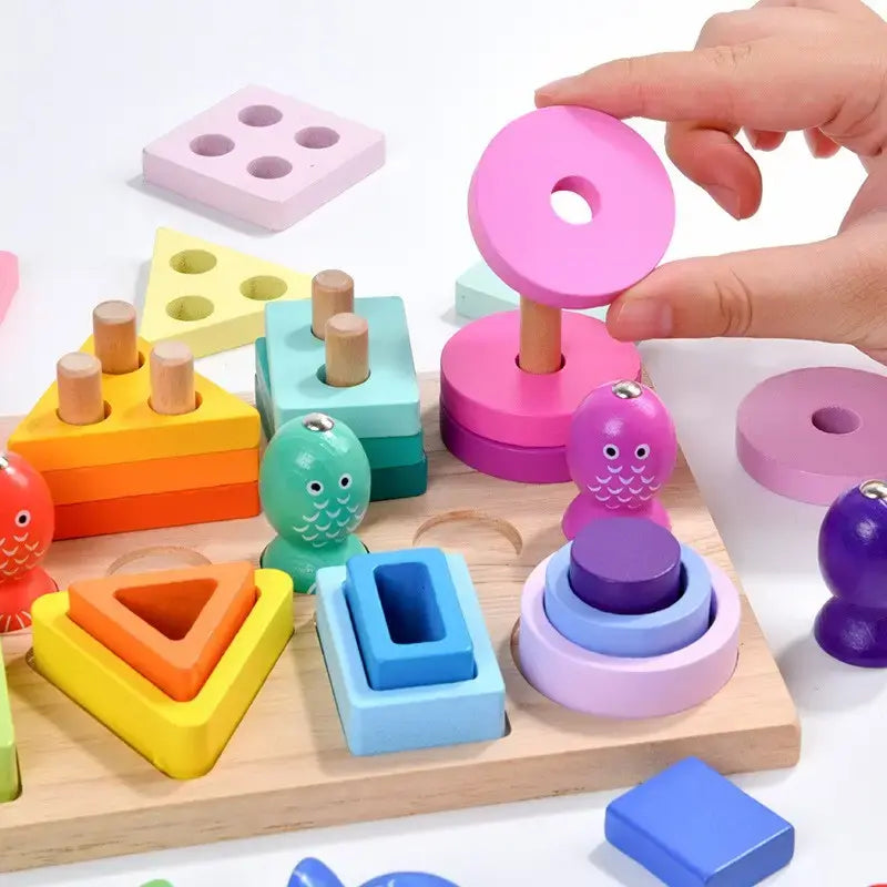 Montessori Magnetic four in one activity