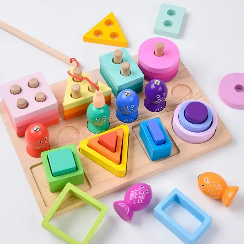 Montessori Magnetic four in one activity