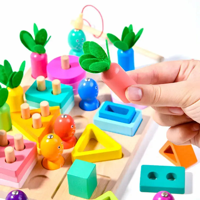 Montessori Magnetic four in one activity