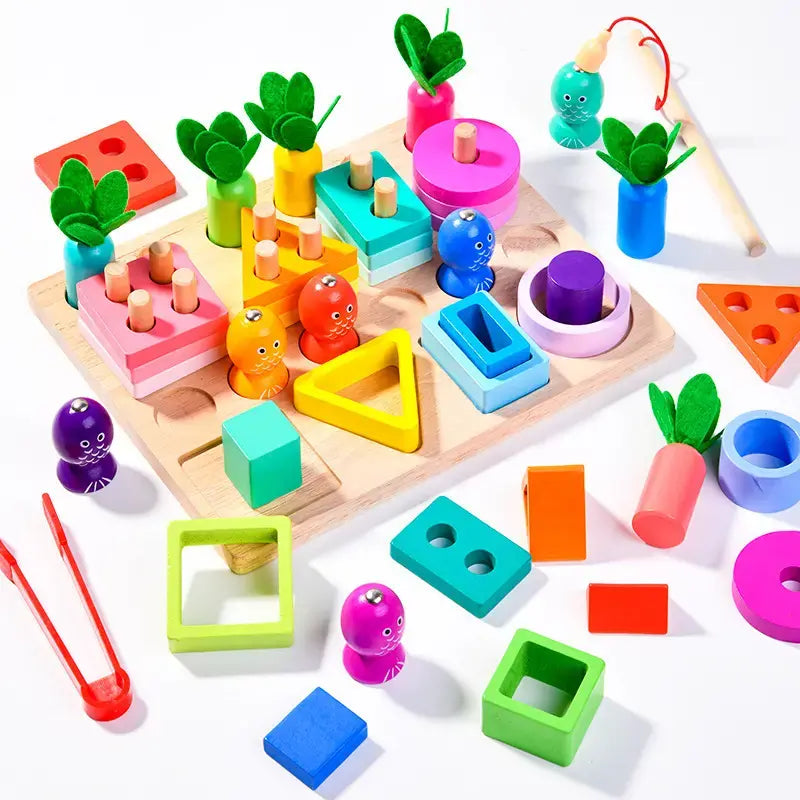 Montessori Magnetic four in one activity