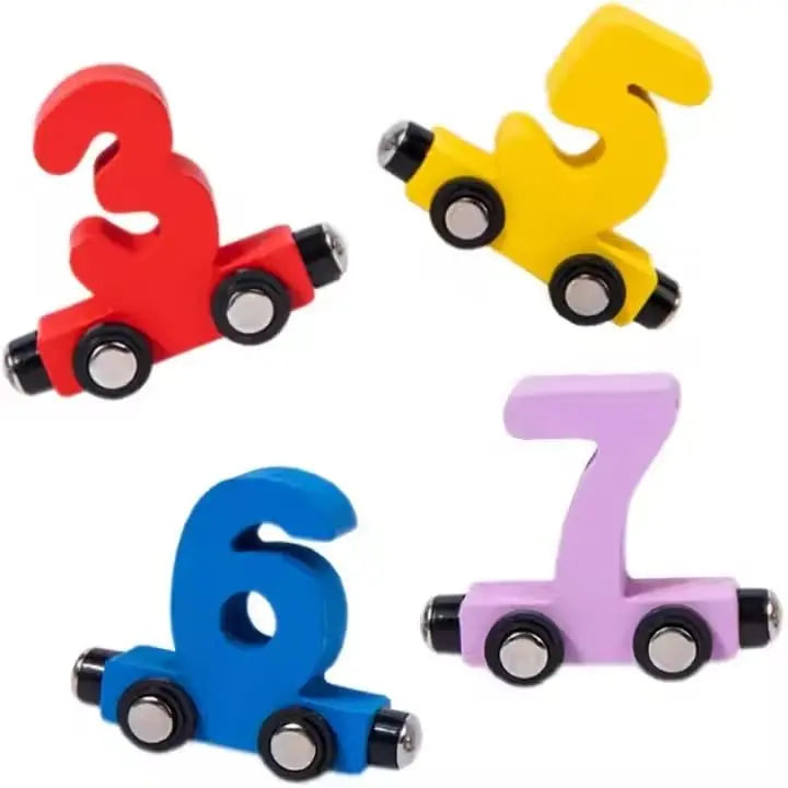 Magnetic number train- 0-9