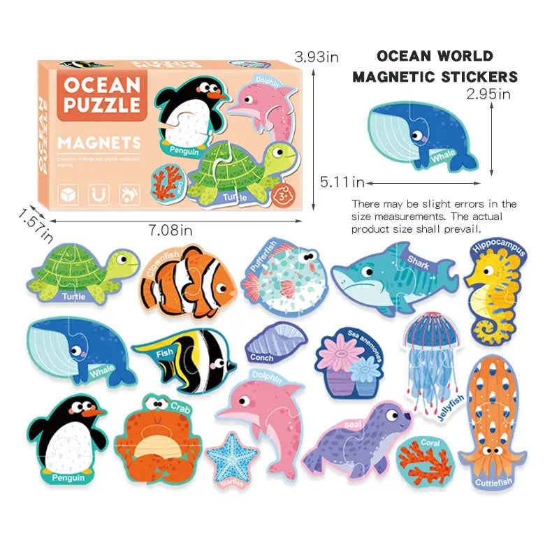 Magnetic theme puzzle
