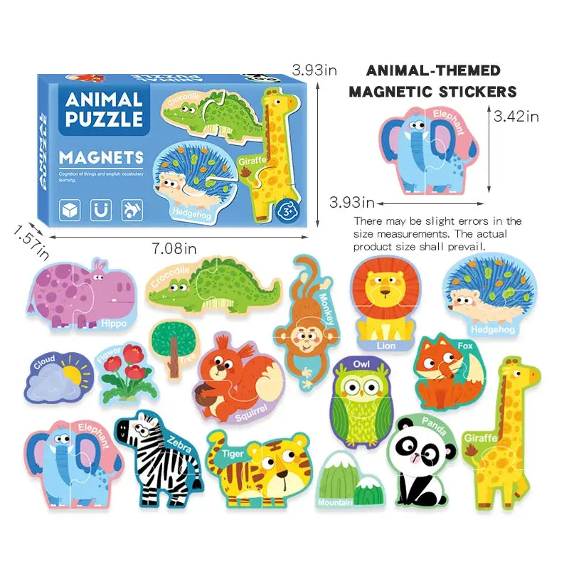 Magnetic theme puzzle