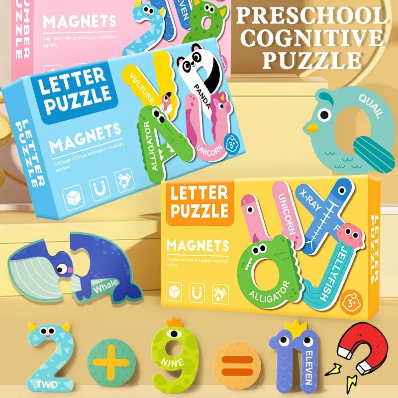 Magnetic theme puzzle