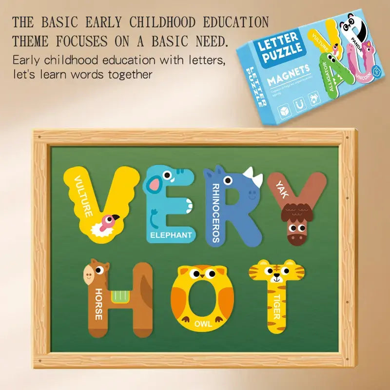 Magnetic theme puzzle