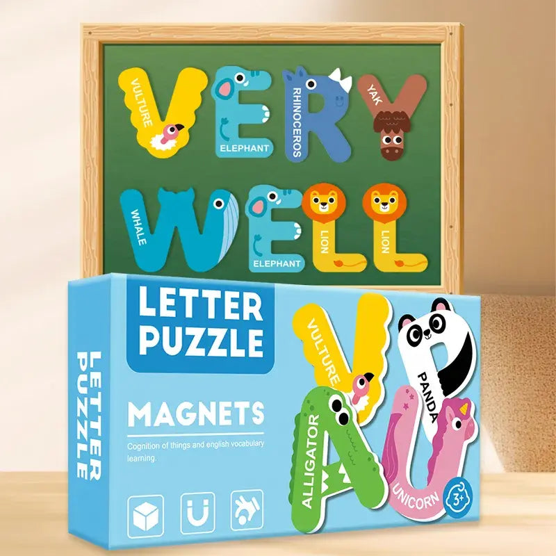 Magnetic theme puzzle