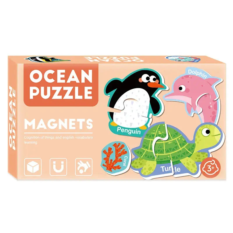 Magnetic theme puzzle