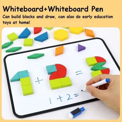 288-Piece Wooden Tangram Puzzle
