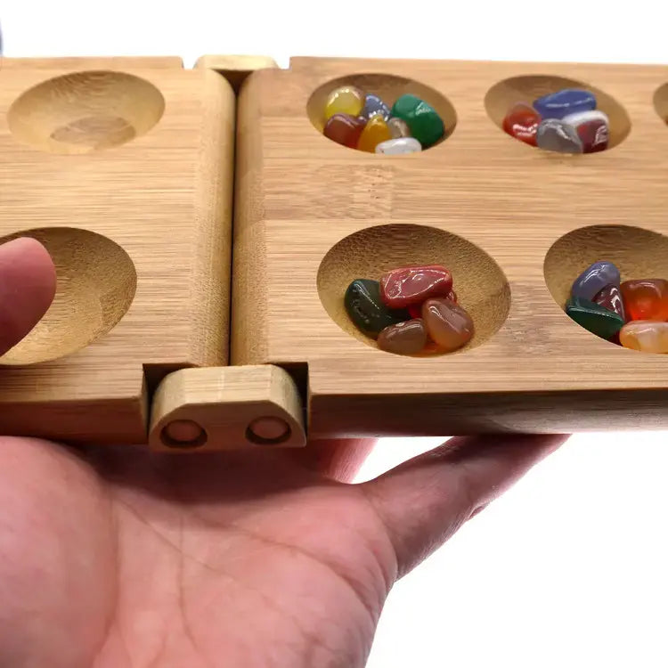 Mancala natural stone chess play game