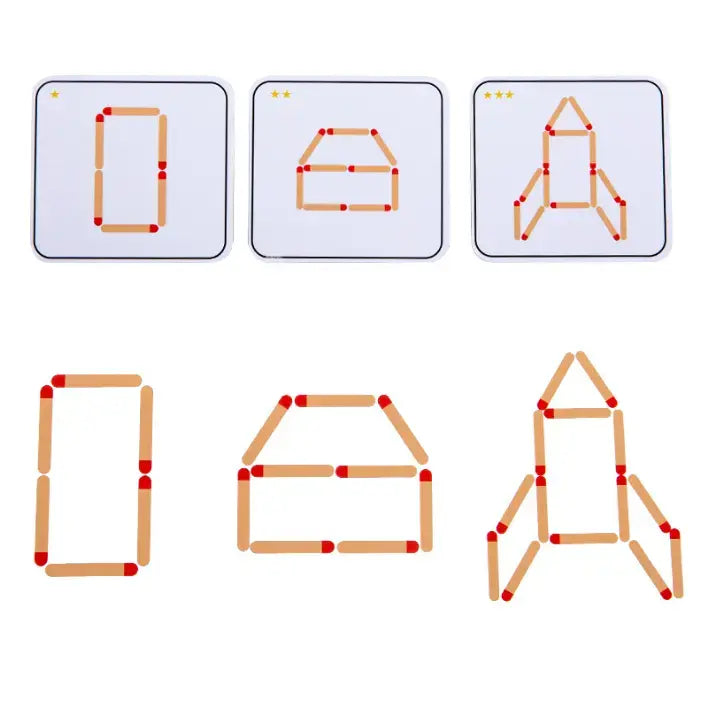 Matchbox stick card game