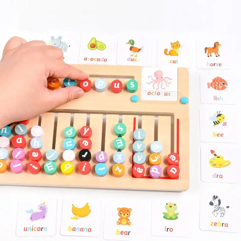 Montessori Alphabet Spelling Board