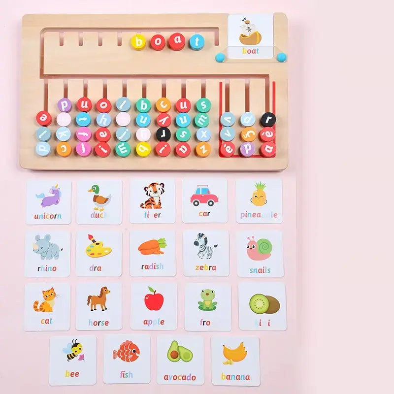 Montessori Alphabet Spelling Board