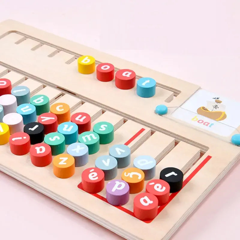 Montessori Alphabet Spelling Board