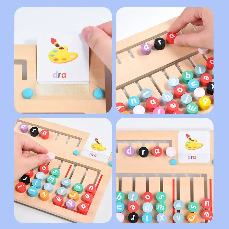 Montessori Alphabet Spelling Board