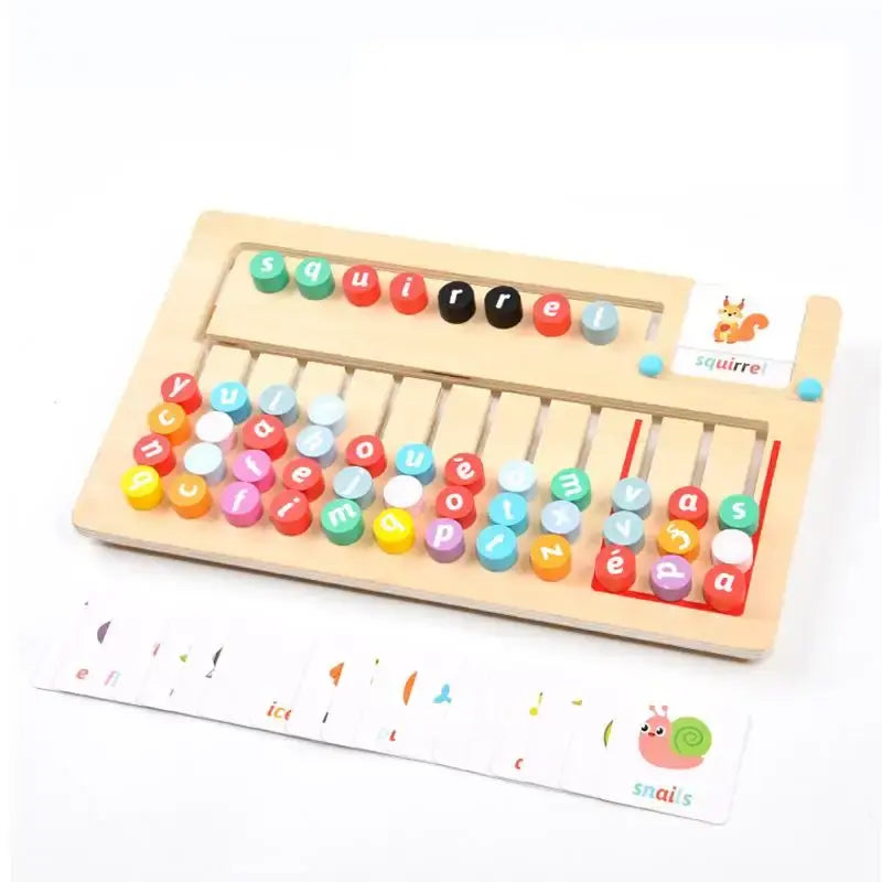 Montessori Alphabet Spelling Board