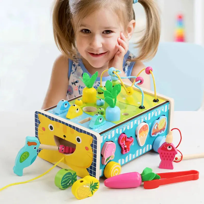 Multifunctional 8 in 1 montessori vehicle
