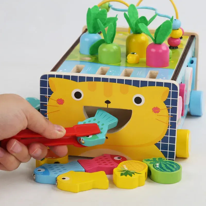 Multifunctional 8 in 1 montessori vehicle