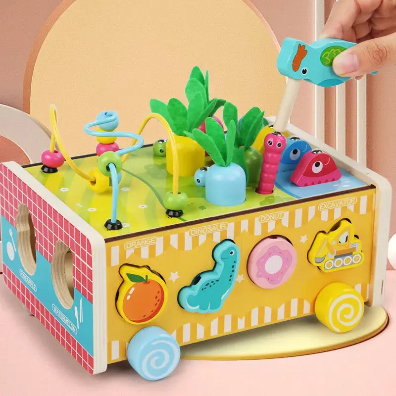 Multifunctional 8 in 1 montessori vehicle