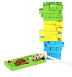 Multifunctional puzzle jenga