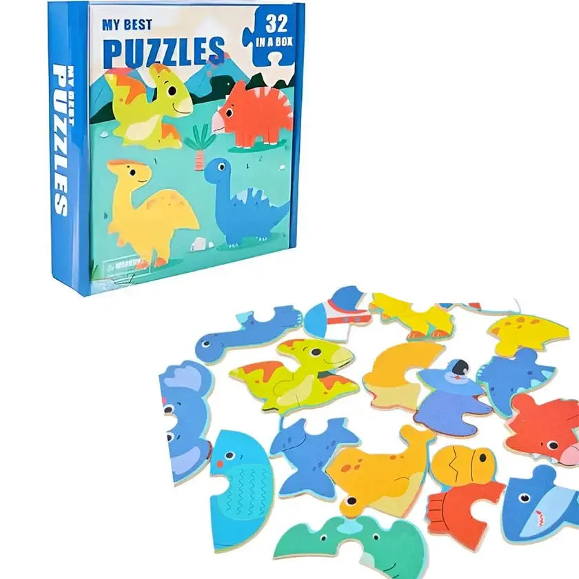 My best puzzle 32 in a box - simple montessori puzzle