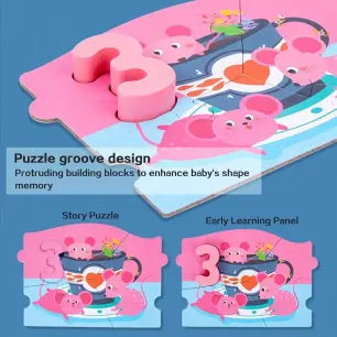 Numerdals/ Alphabet edu puzzle- Learn Through Play