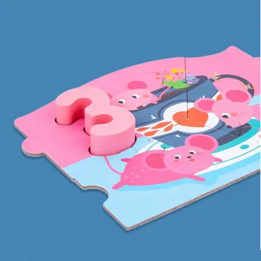 Numerdals/ Alphabet edu puzzle- Learn Through Play