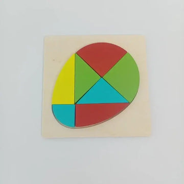 Wooden puzzle- oval design