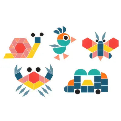 Pattern Blocks- 155 piece educational set