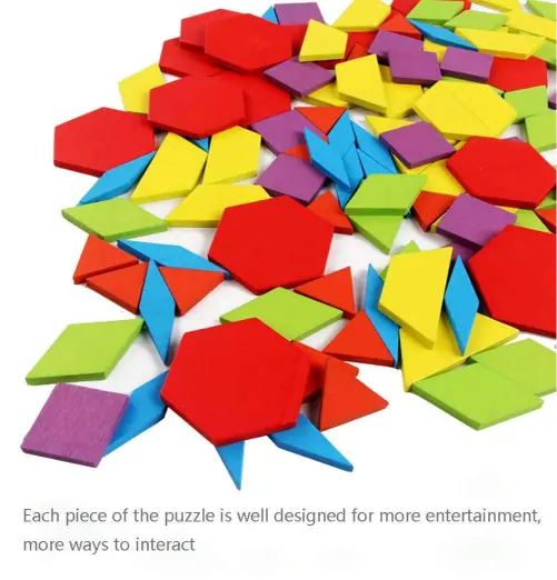 Pattern Blocks- 155 piece educational set