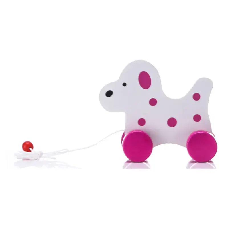 Wooden animal pull along toy(1pc)