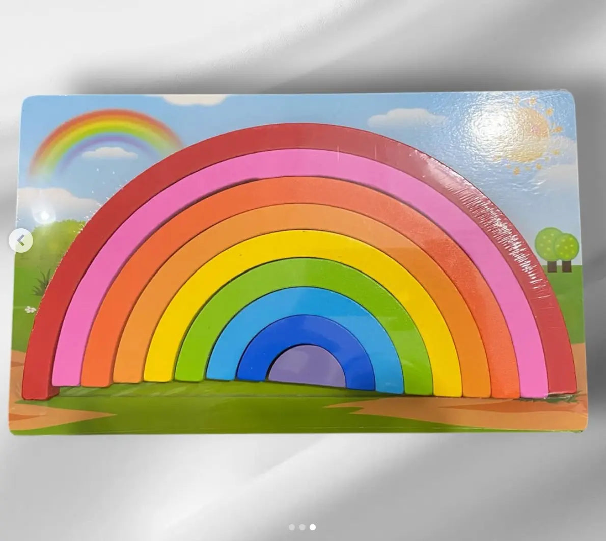 Rainbow building blocks - big (1pc)