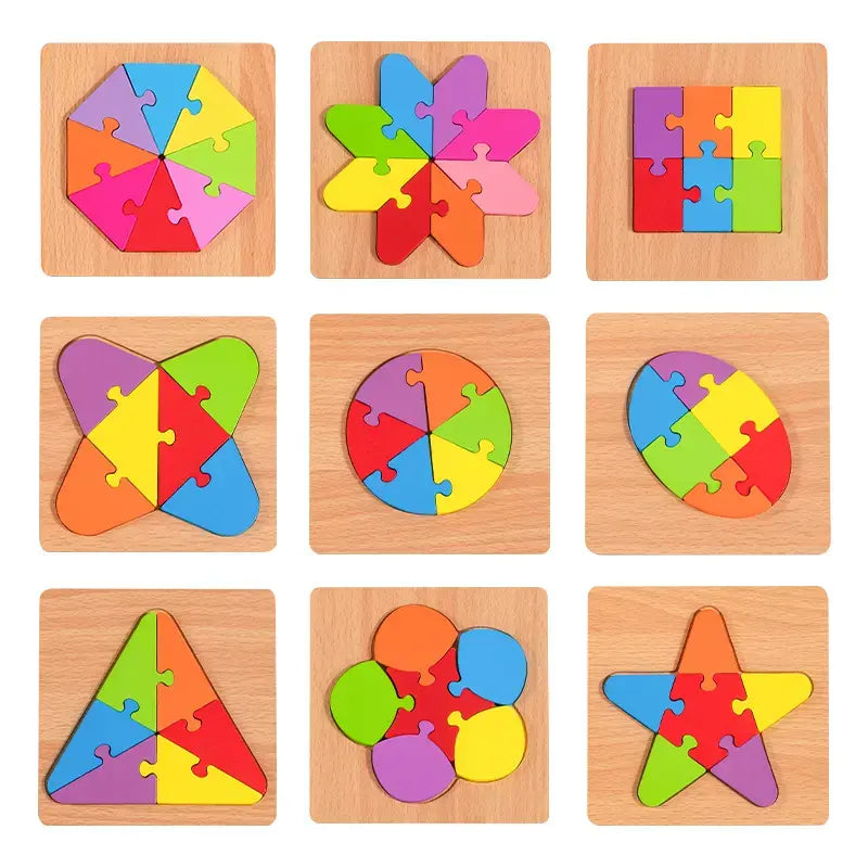 Seriation wooden puzzle(1pc)