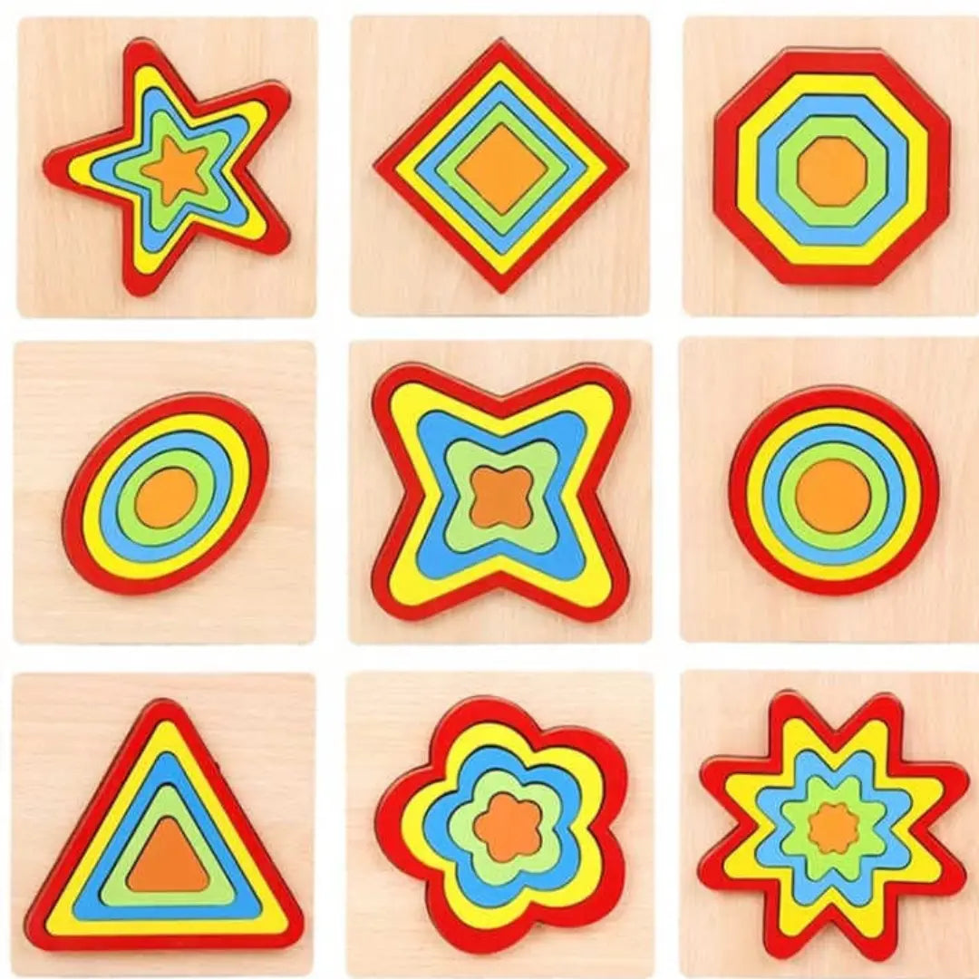 Seriation wooden puzzle(1pc)
