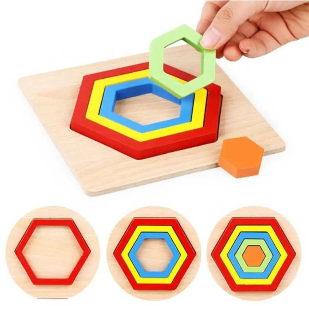 Seriation wooden puzzle(1pc)