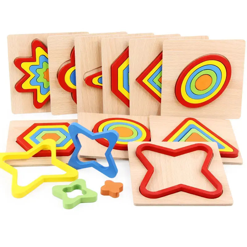Seriation wooden puzzle(1pc)